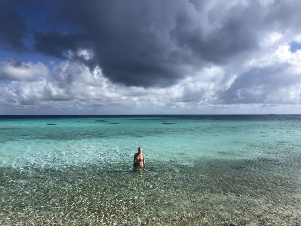 Best time to Visit Indonesia 5 Woman in the ocean