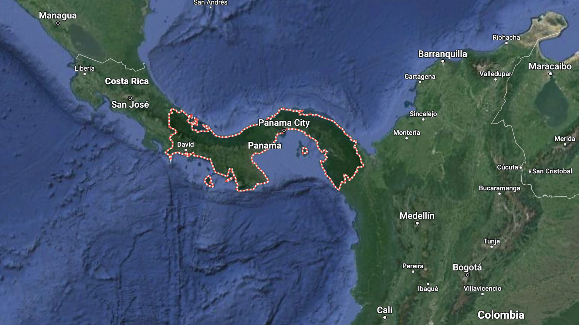 Things To Do in Panama: Travel Guide to Islands & Beaches 2 panama map