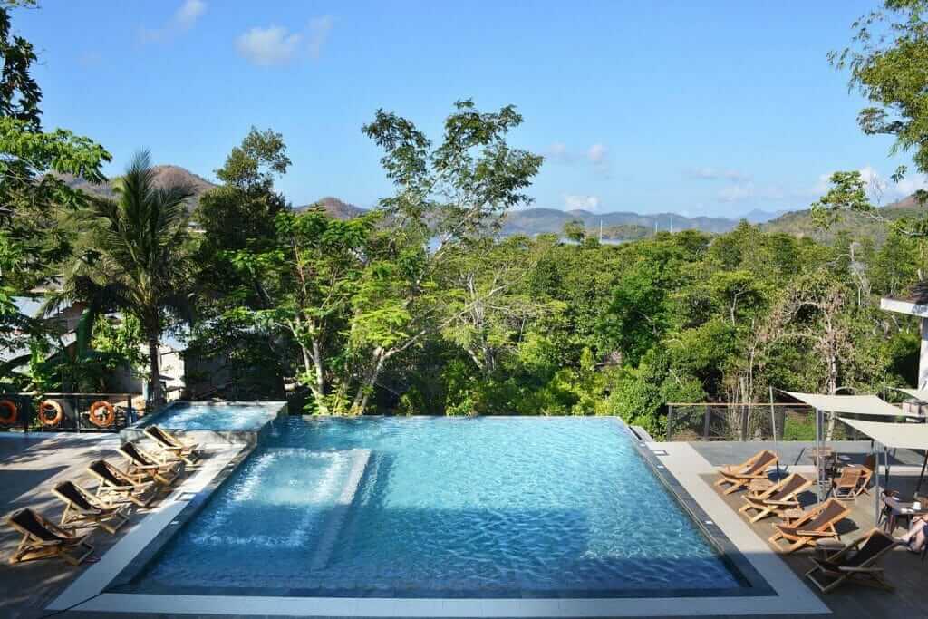 The Funny Lion Inn Hotel on Coron, Philippines. Accommodation for our survival holiday