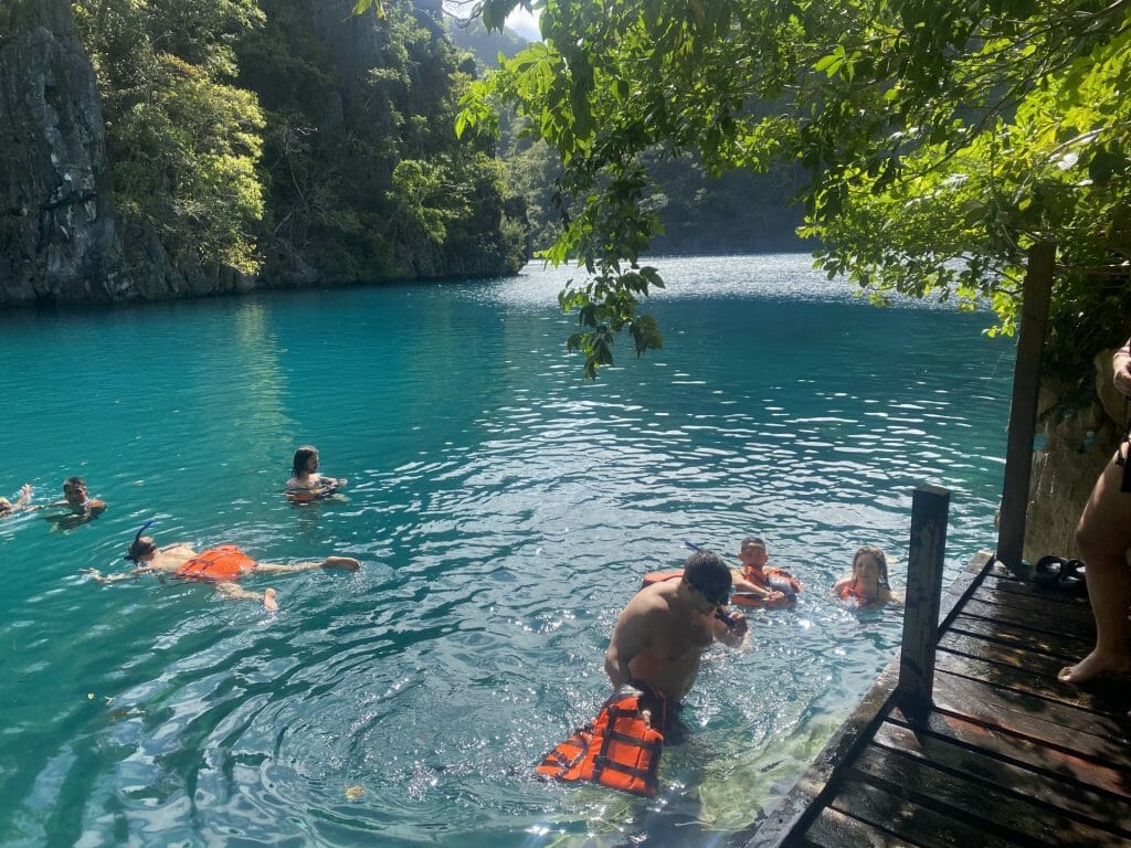 Kayangan Lake Swim I Philippines