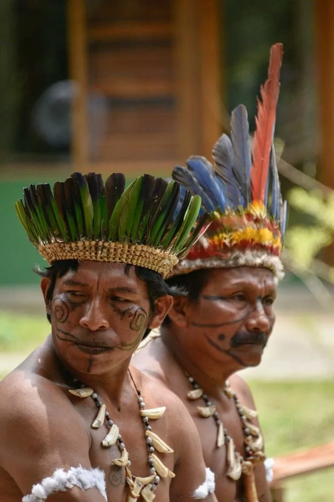 Huitoto tribe of the colombian amazon