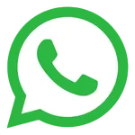 WhatsApp icon. Contact our team using WhatsApp.