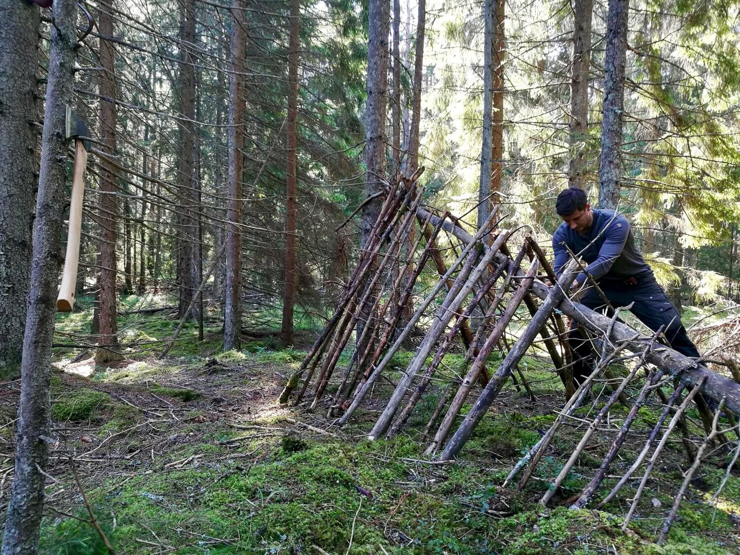 Sweden Alone bushcraft survival experience 22 Sweden Solo Adventure