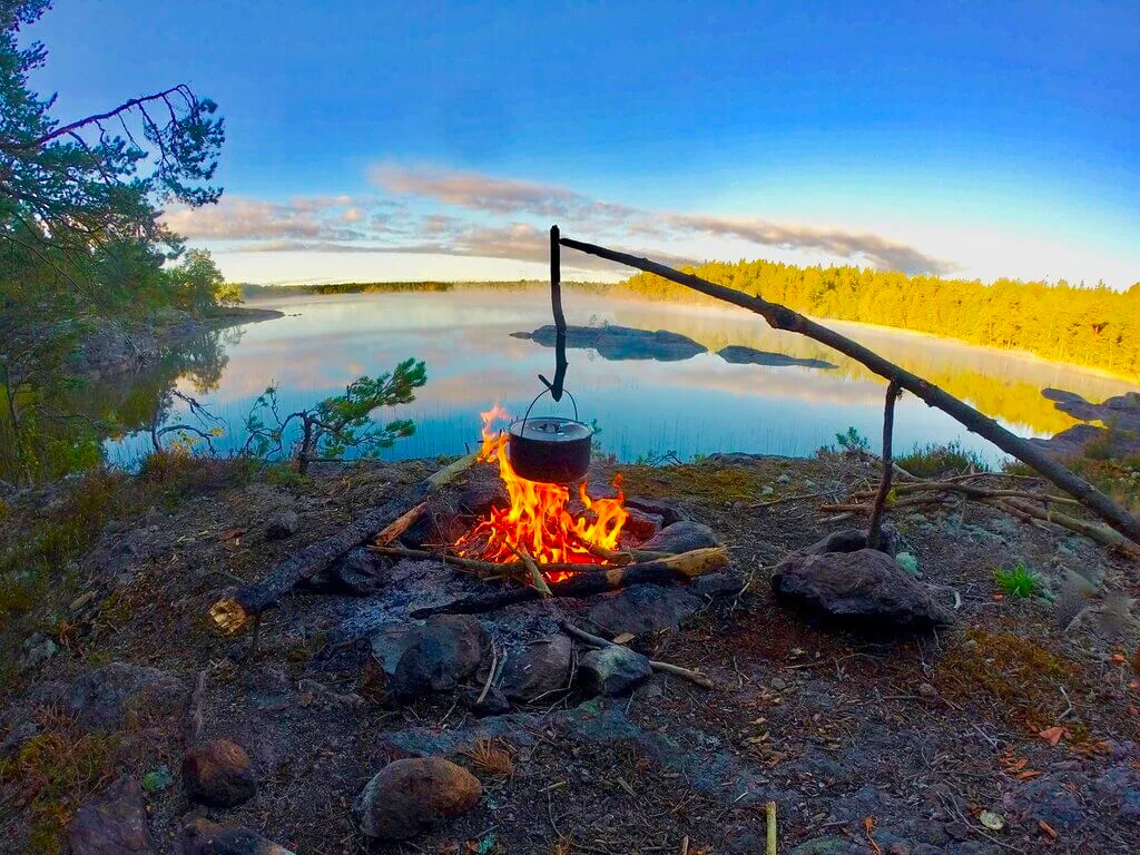 Uppland Sweden wild camp