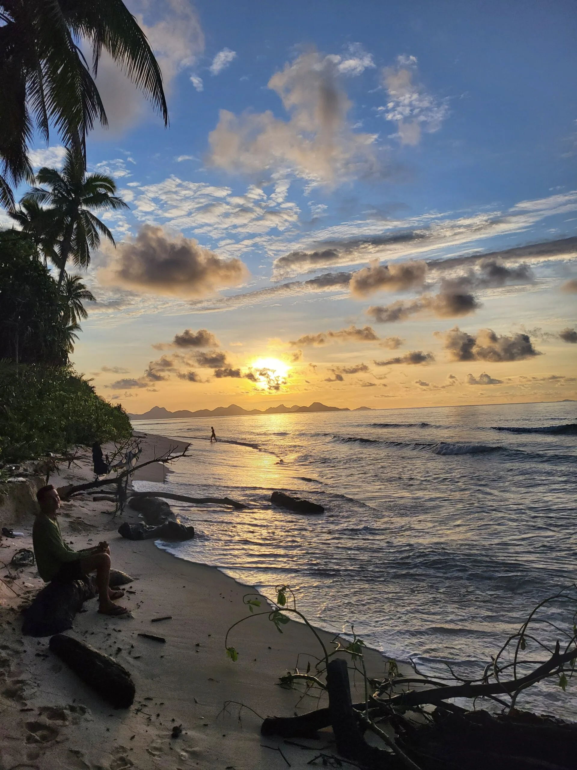sunset Indonesia beach