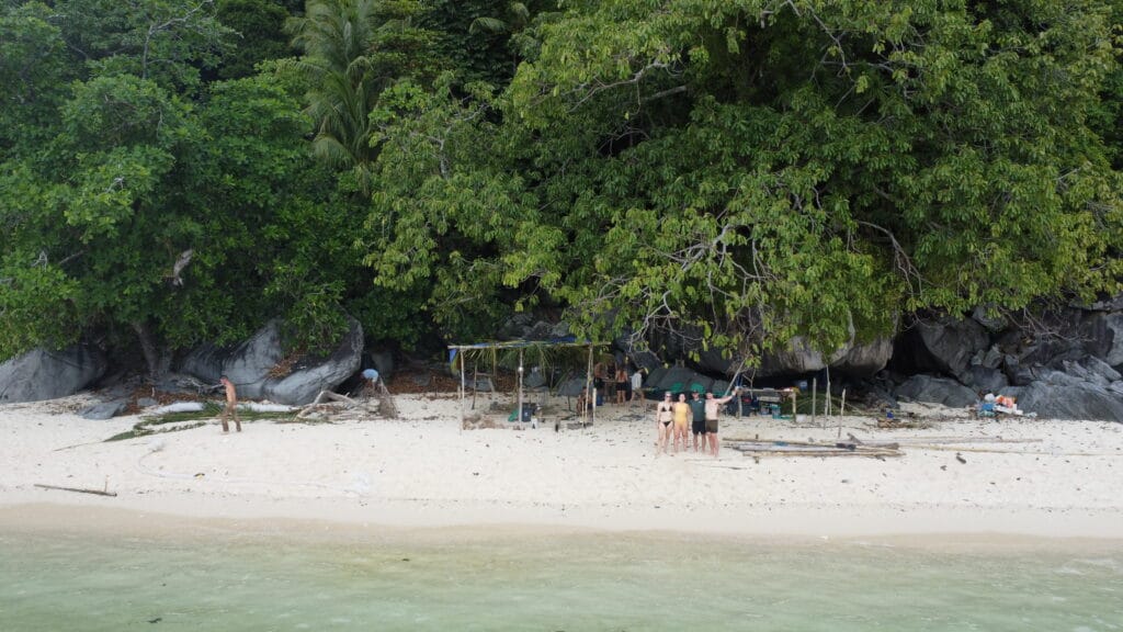 Transform Your Team with Desert Island Adventures 4 Shelter on beach Indonesia