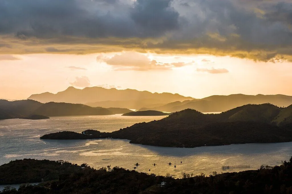 Sunset Coron in Palawan